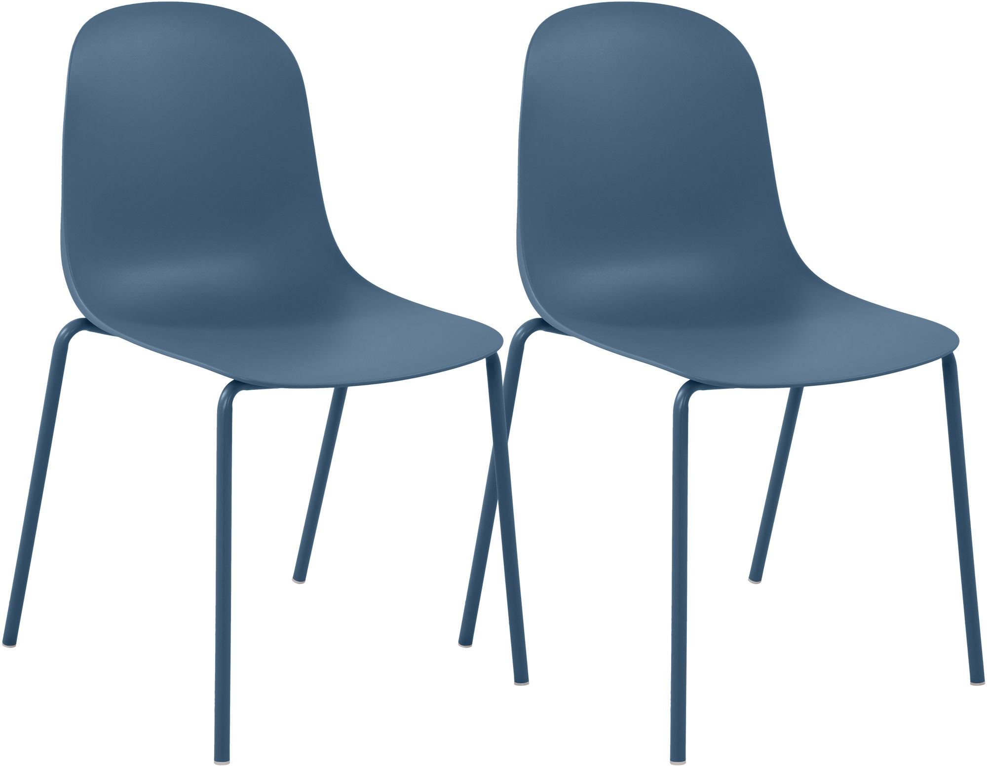 2-pack stapelbara stolar Hardin