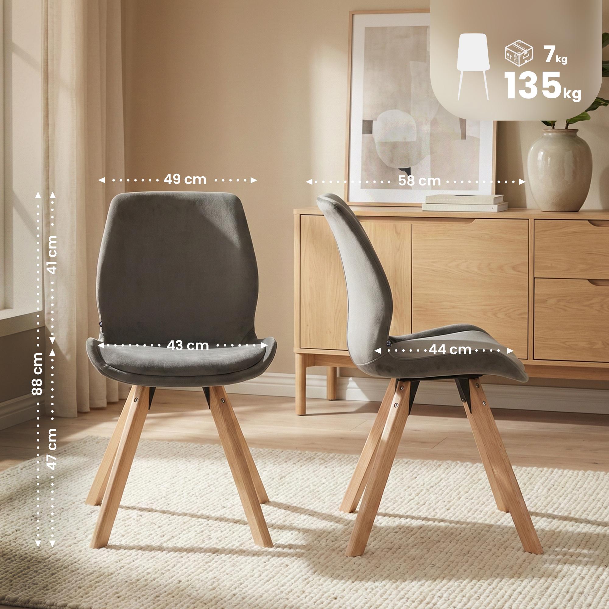 2-pack matstol Luna