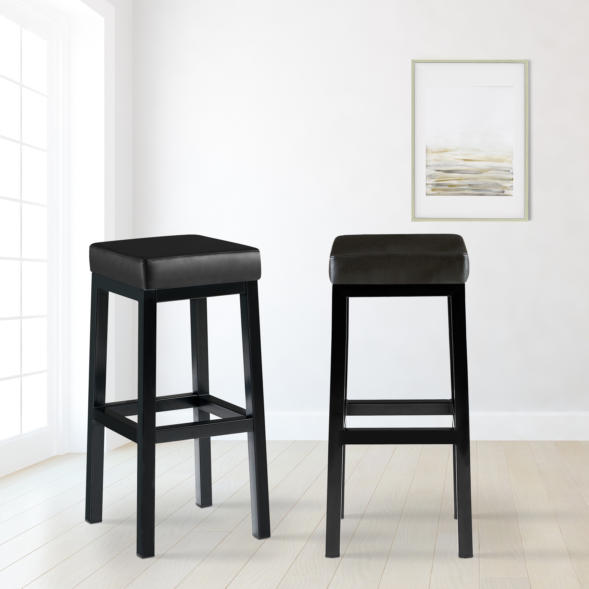 Barstol Taylor sitthöjd 83 cm metallstativ svart