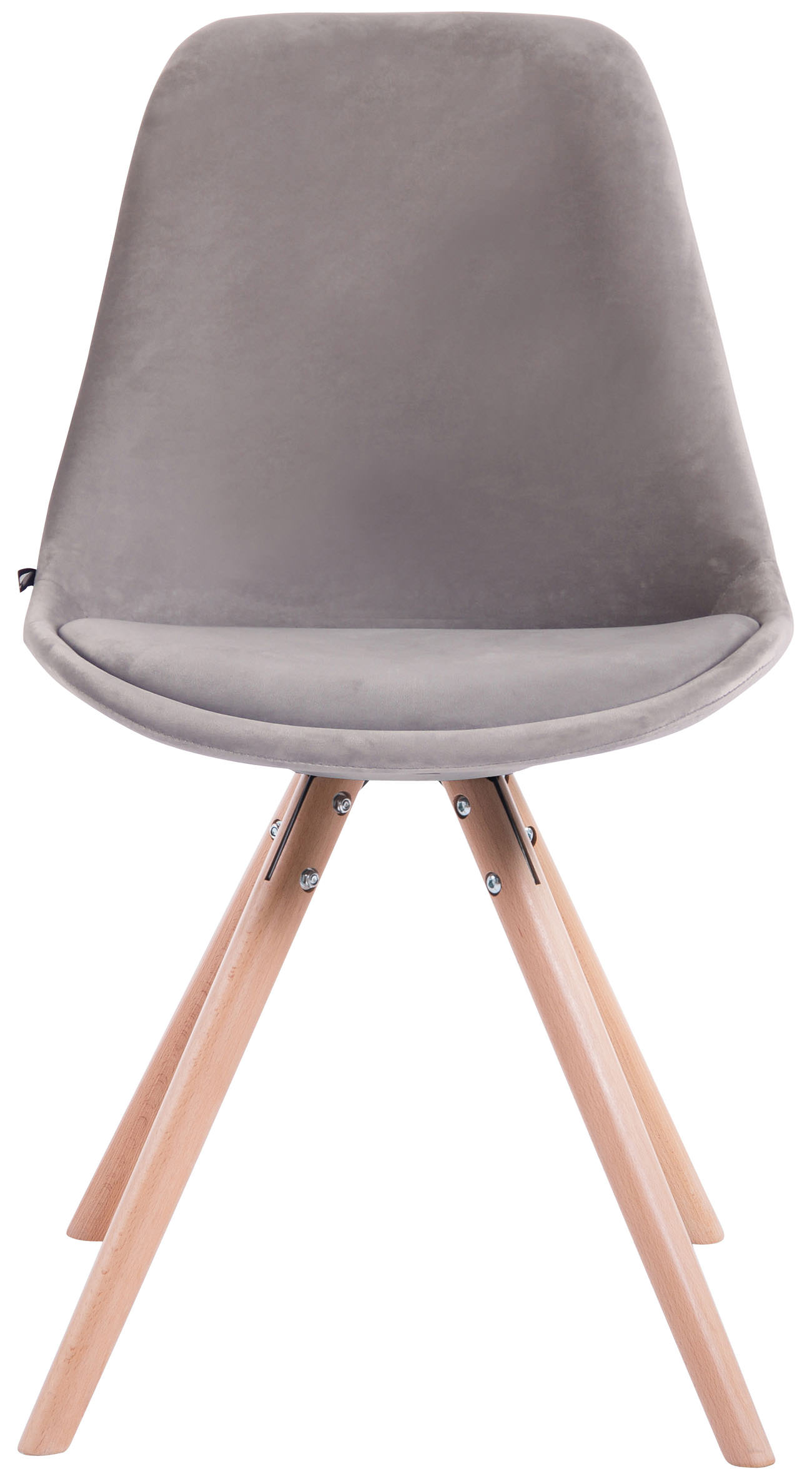 Uppsättning av 4 stolar Toulouse Velvet Round