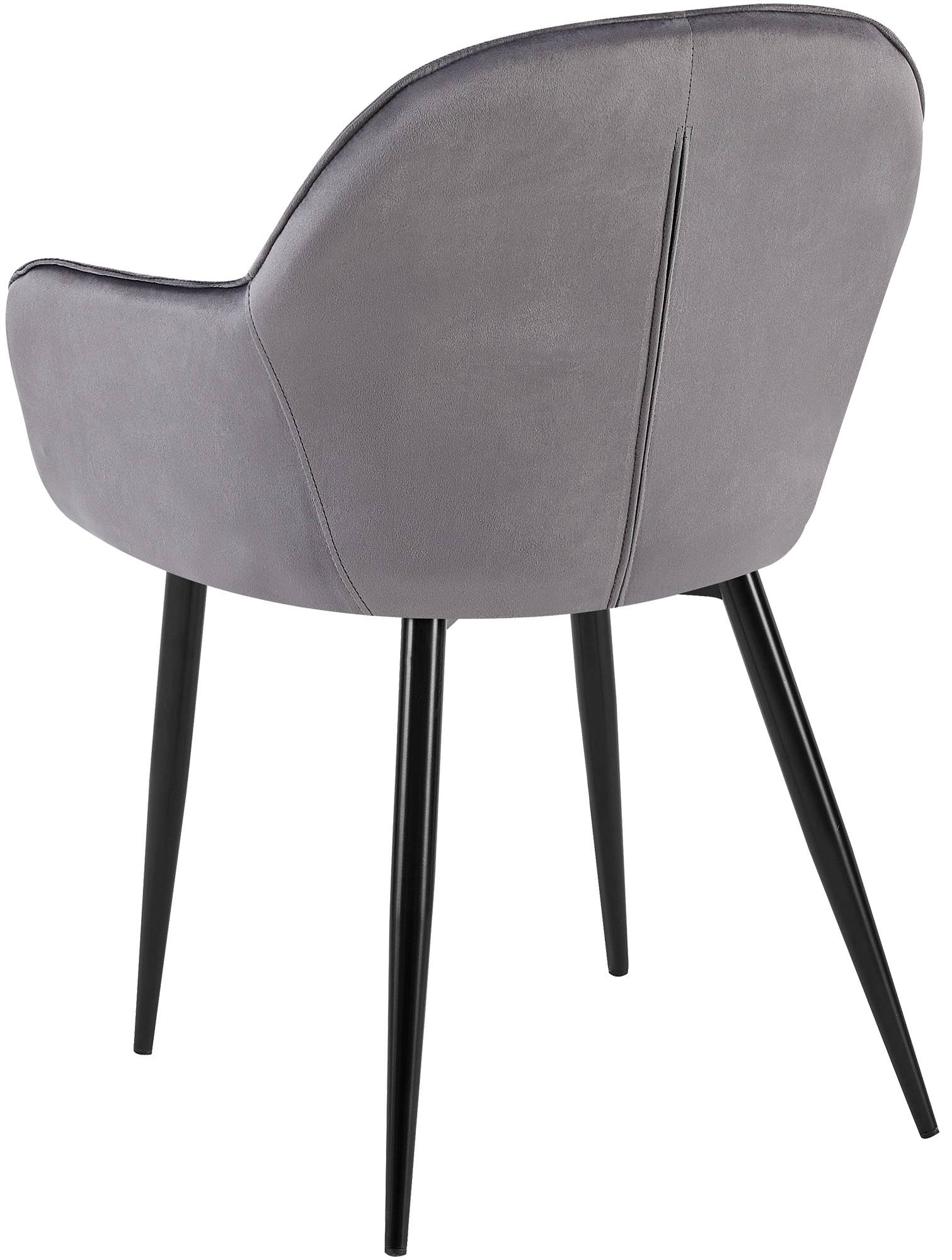 Set med 2 matstolar Boise sammet