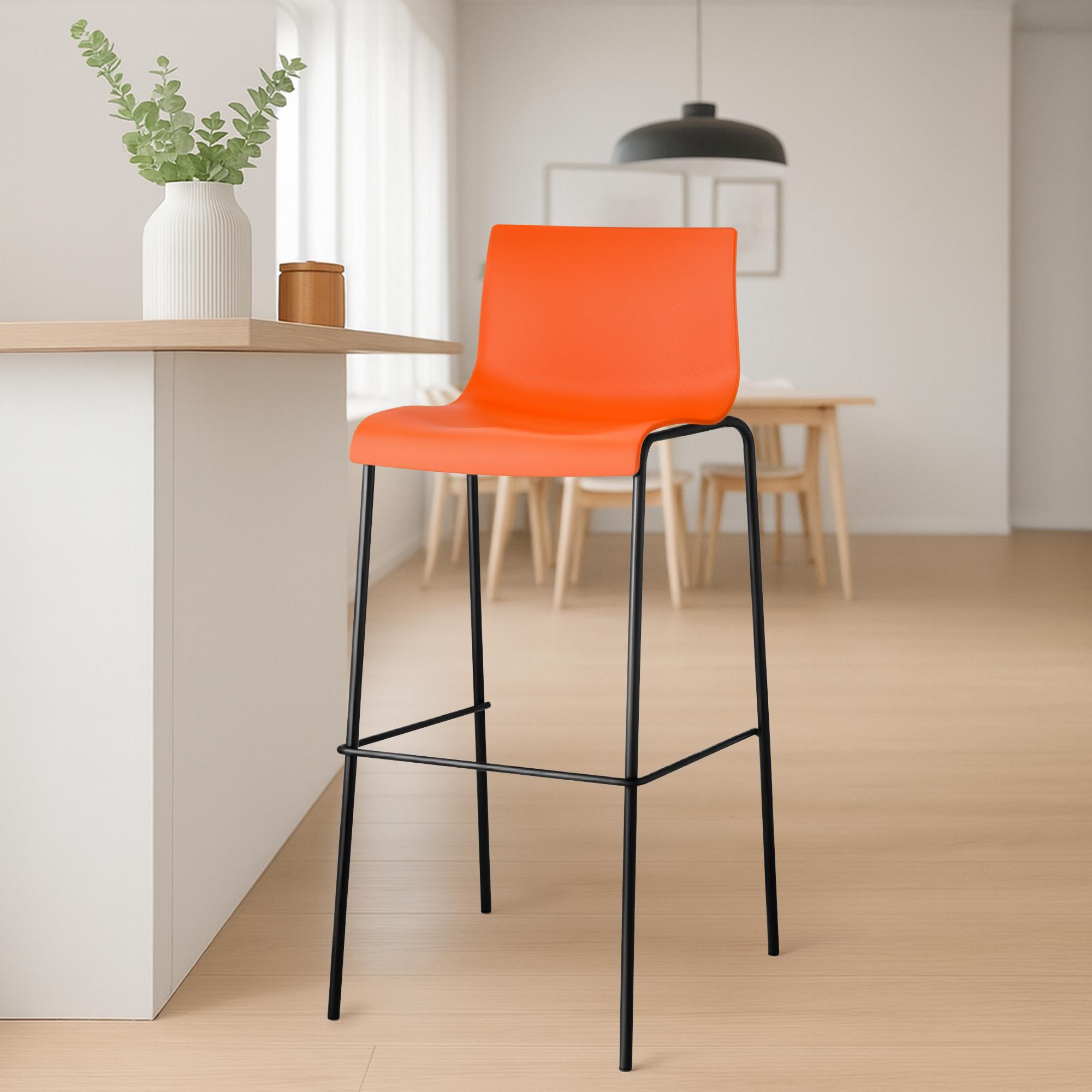 2-pack Barstolar Hover i plast