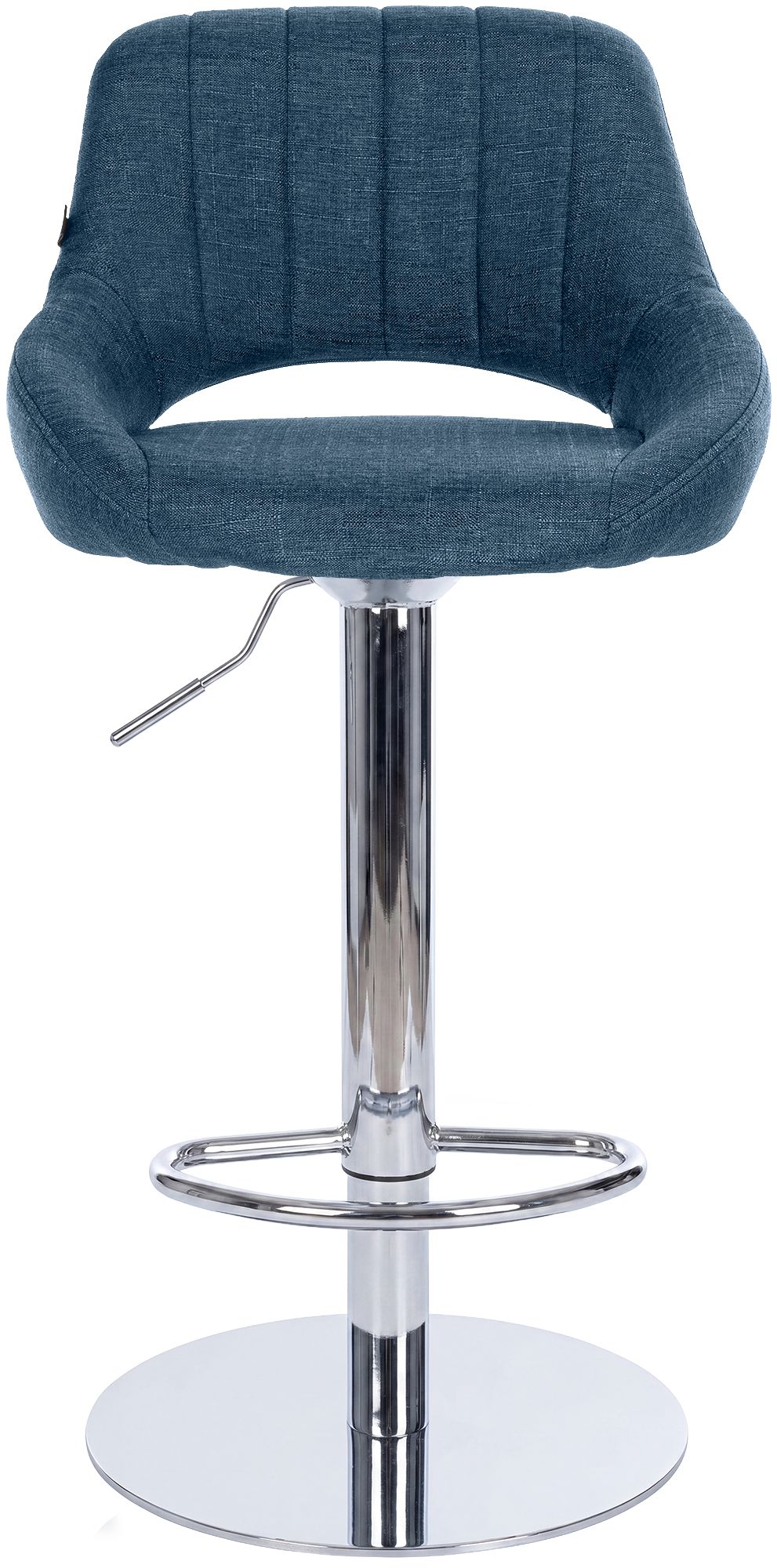 2-pack barstolar Milet i krom med extra tung fot