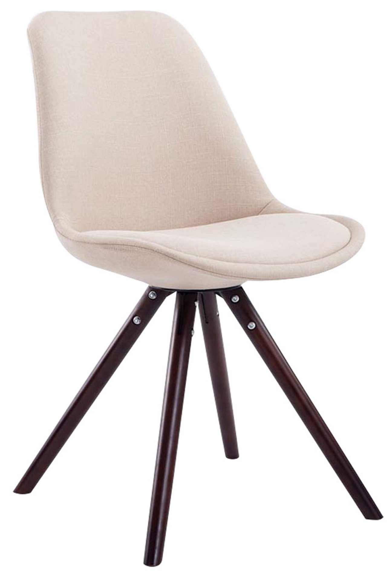 Set med 4 stolar för besökare Toulouse Fabric Round