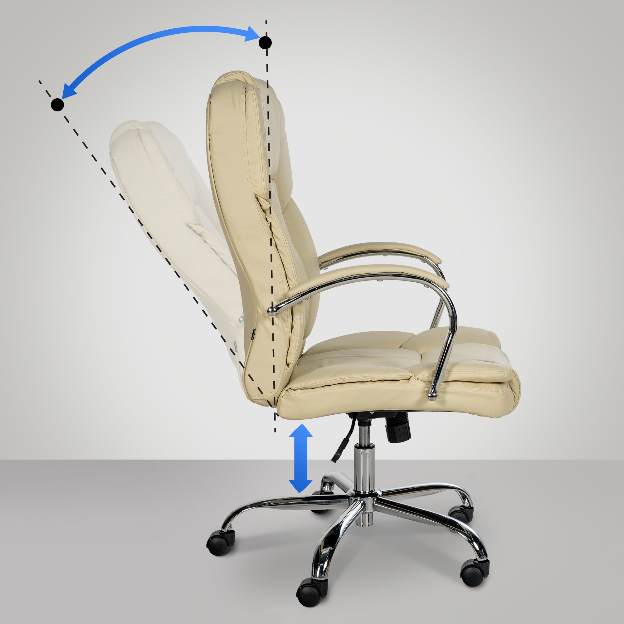 Kontorsstol XXL Xanthos Konstläder
