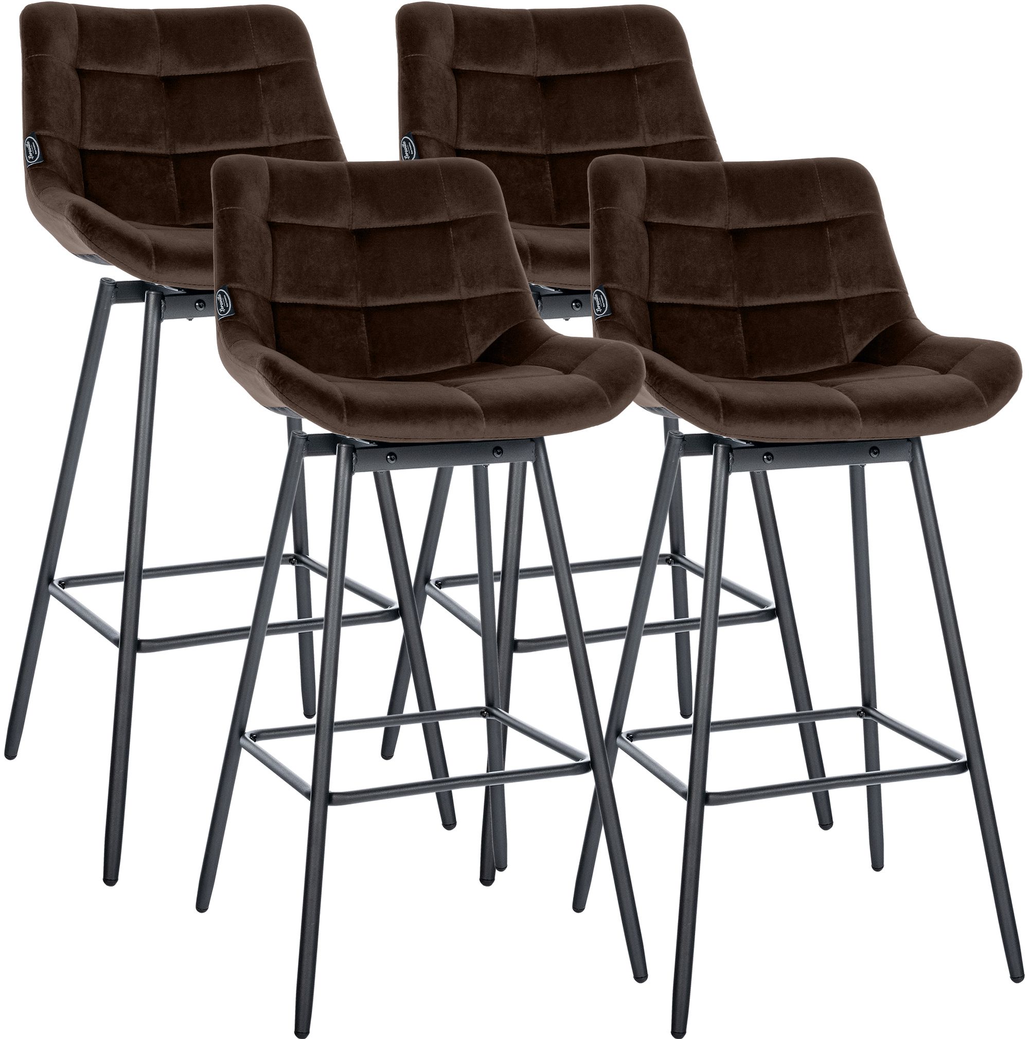 4-pack barstolar Weston med snurrfunktion
