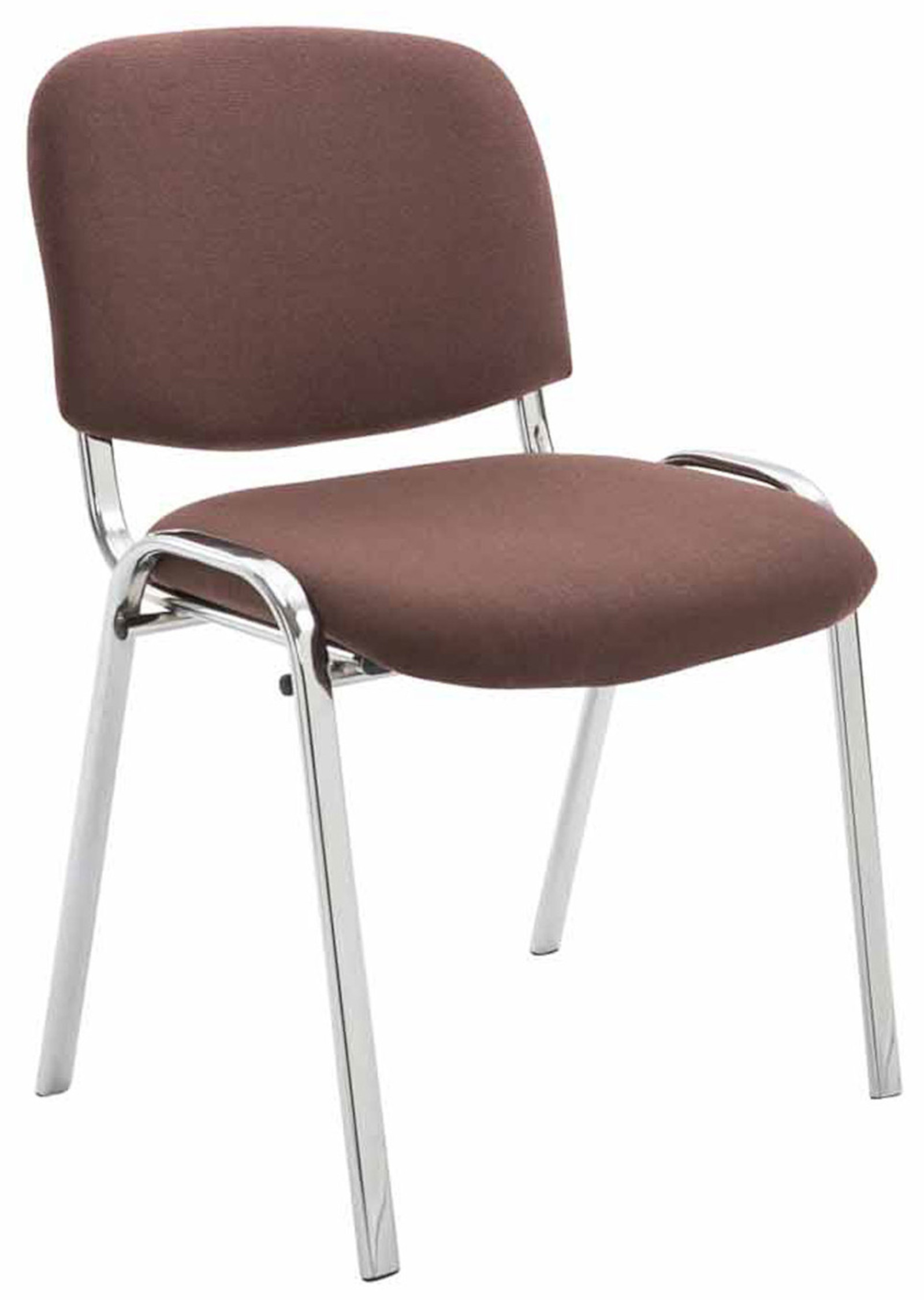 Set med 4 stolar Ken Chrome Fabric