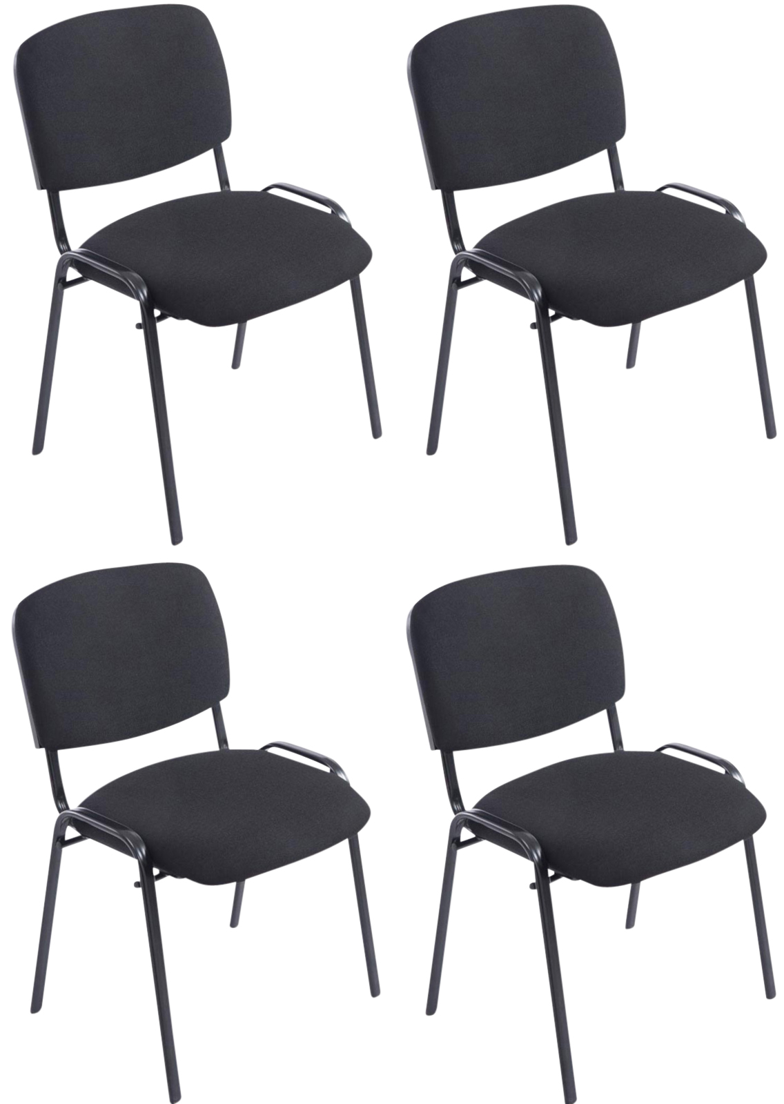 Uppsättning av 4 stolar XL Ken Fabric