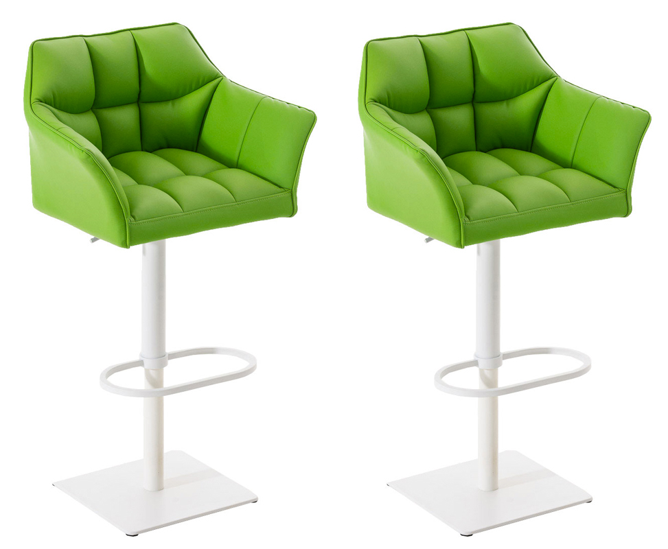 2-pack barstolar Damaso i konstlader