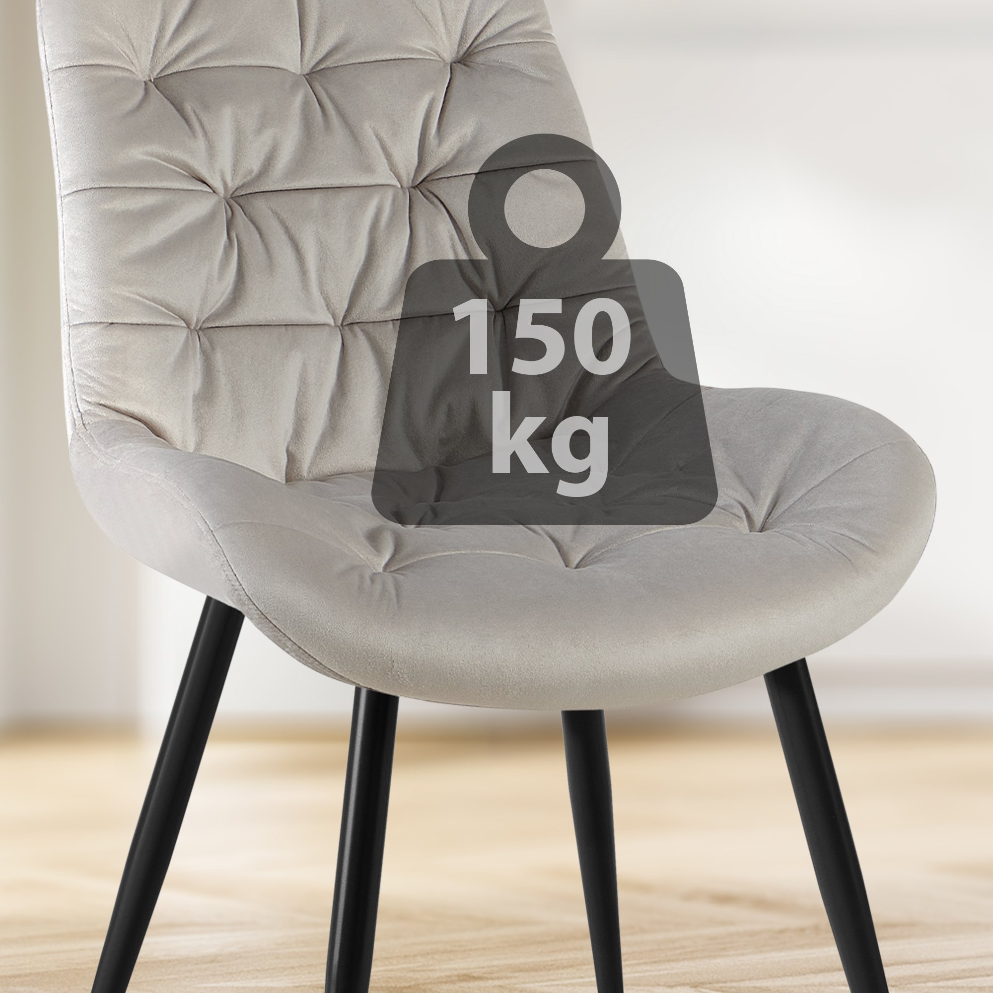 Rossford matstol i sammet