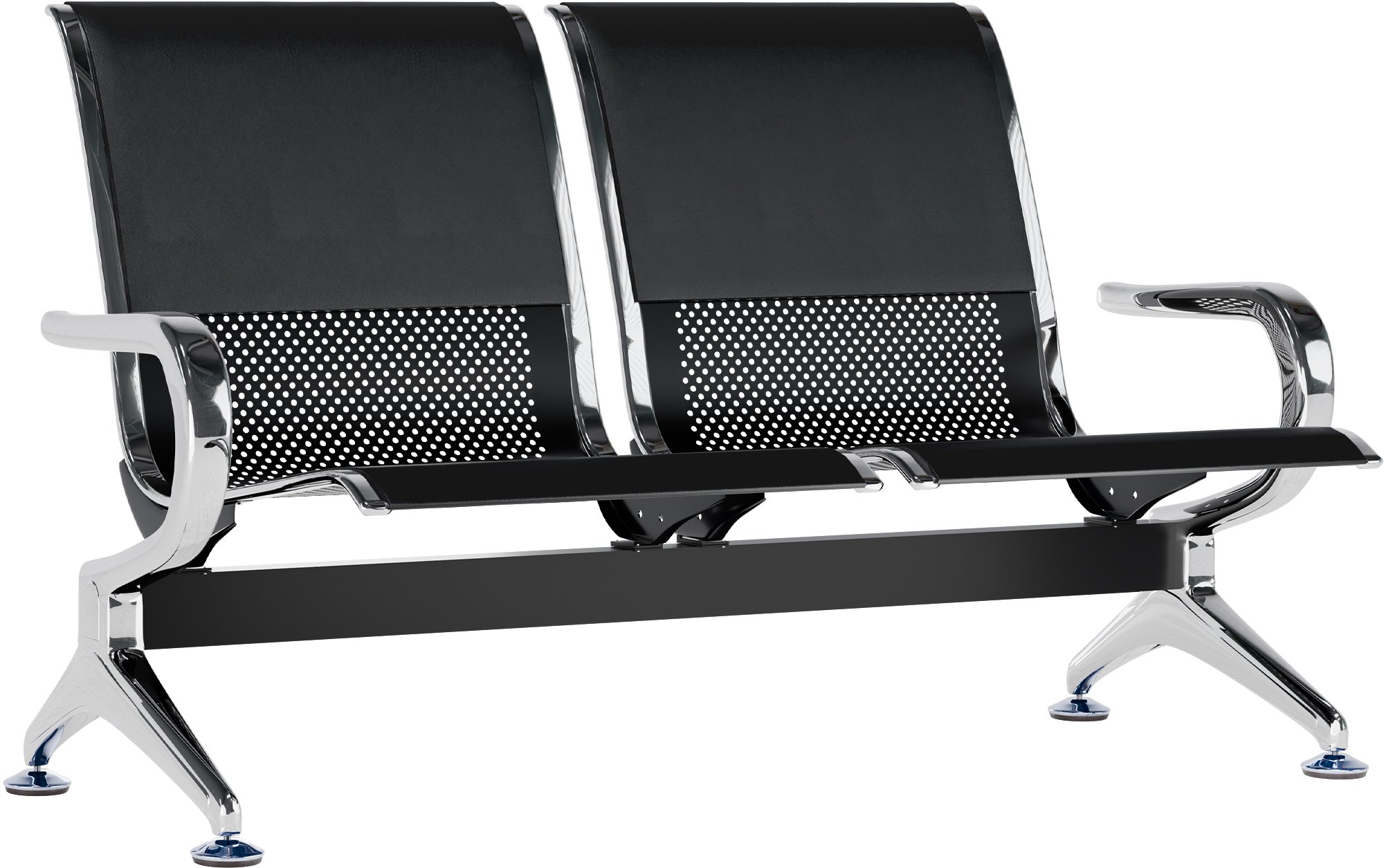 Flygplats väntbänk imitationsläder