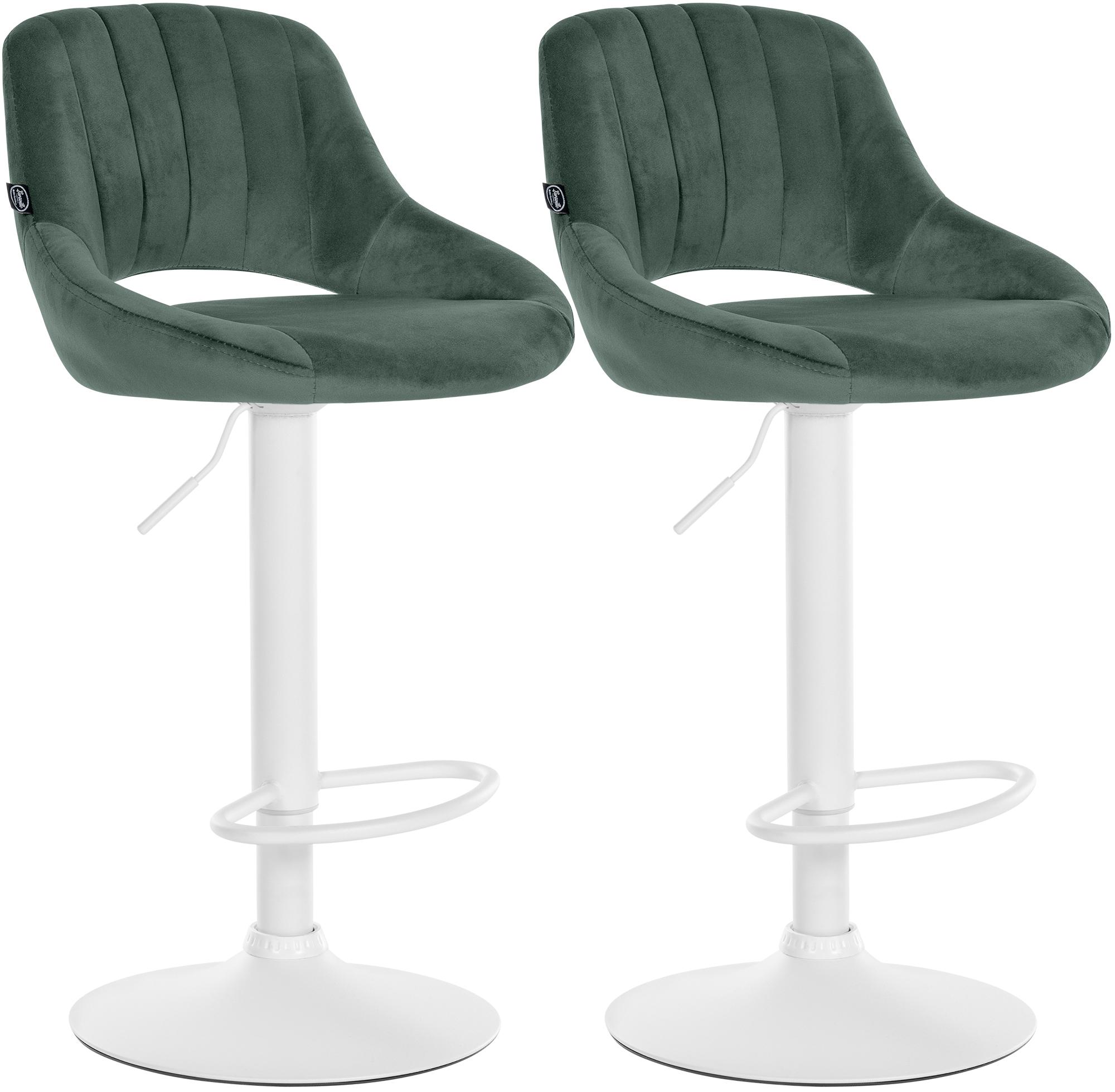 2-pack barstolar Milet i sammet