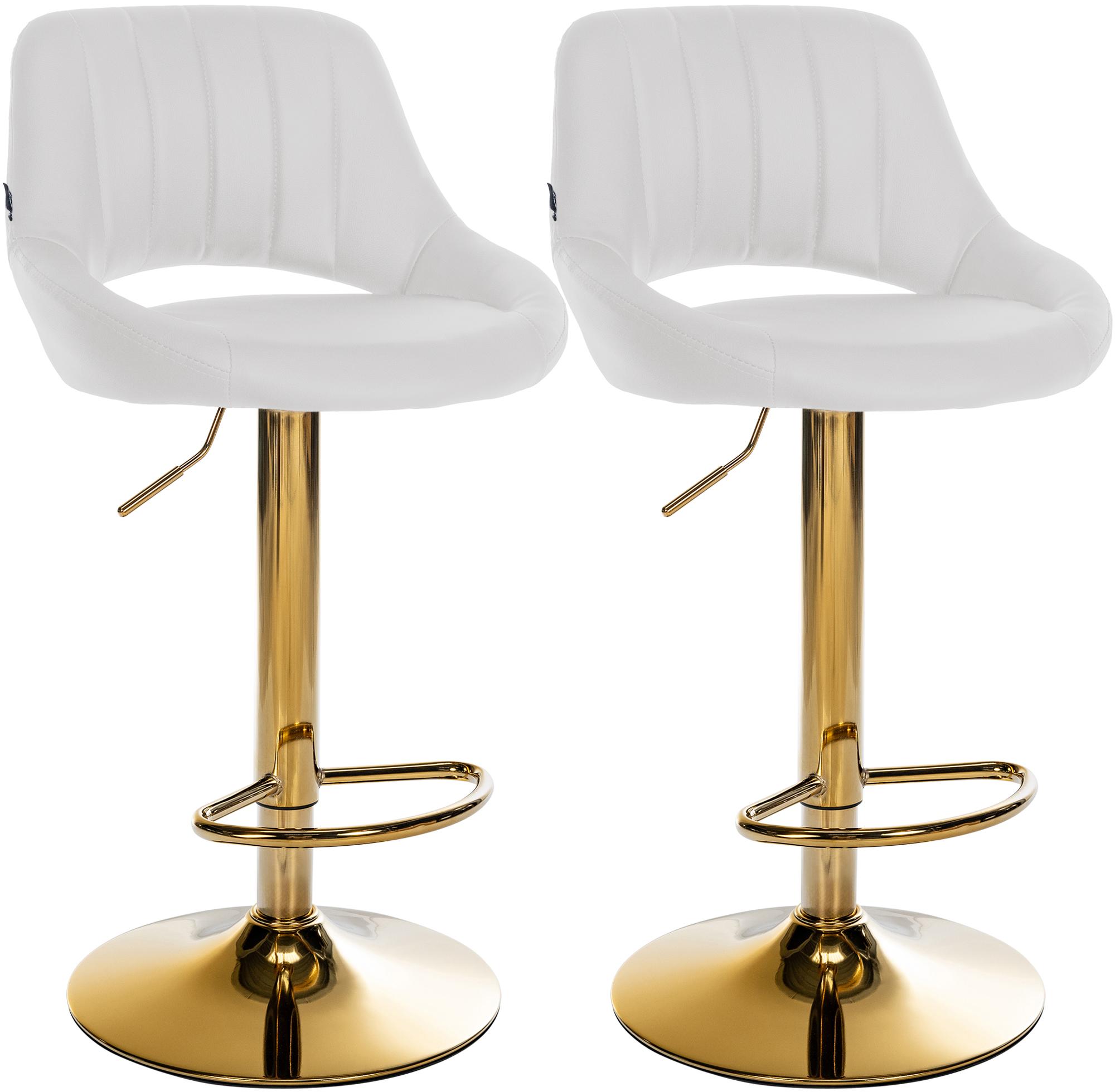 2-pack barstolar Milet i konstlader