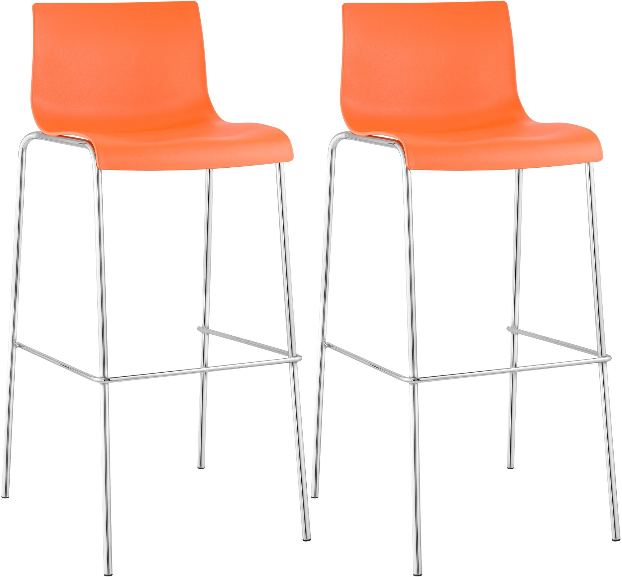 2-pack Barstolar Hover i plast
