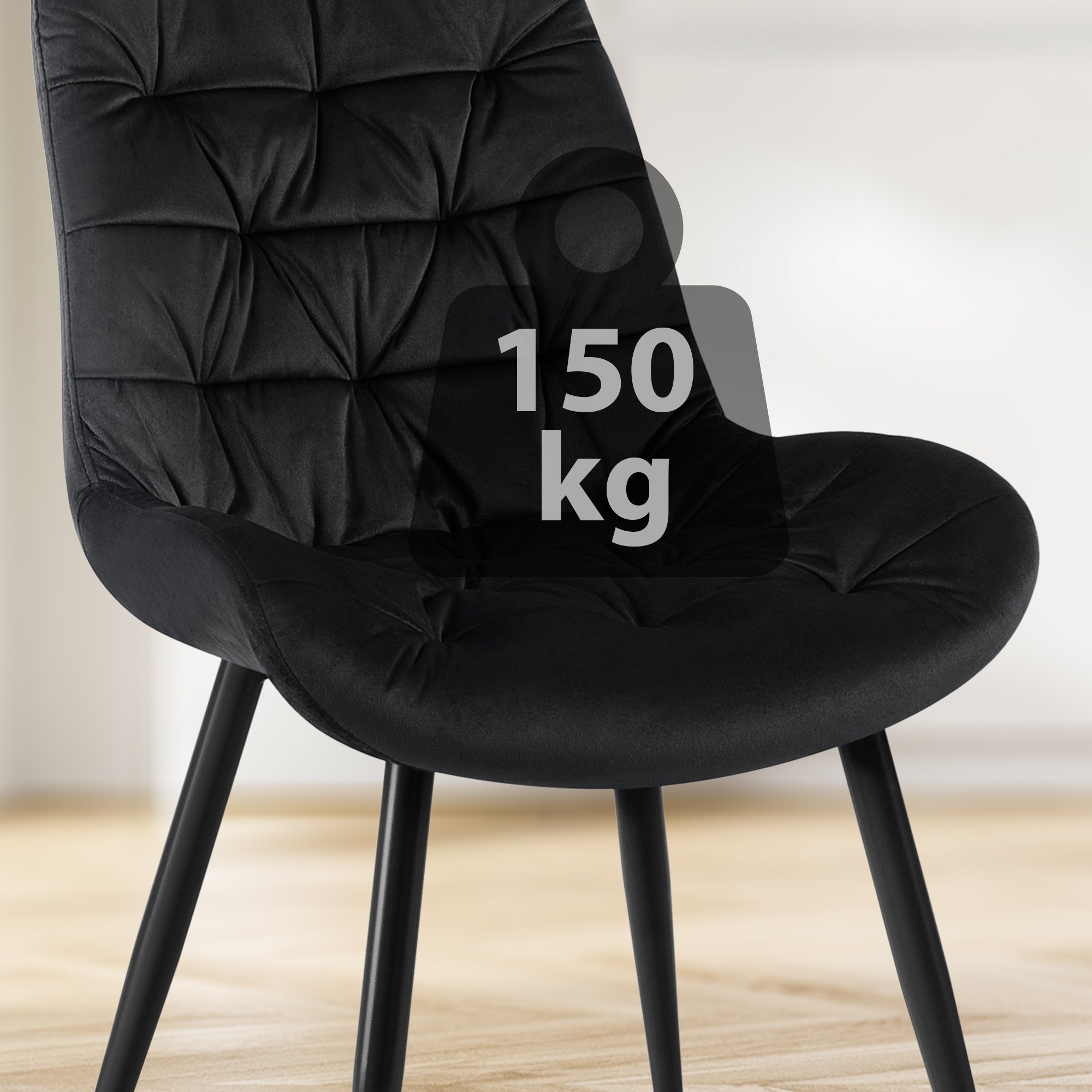 Rossford matstol i sammet