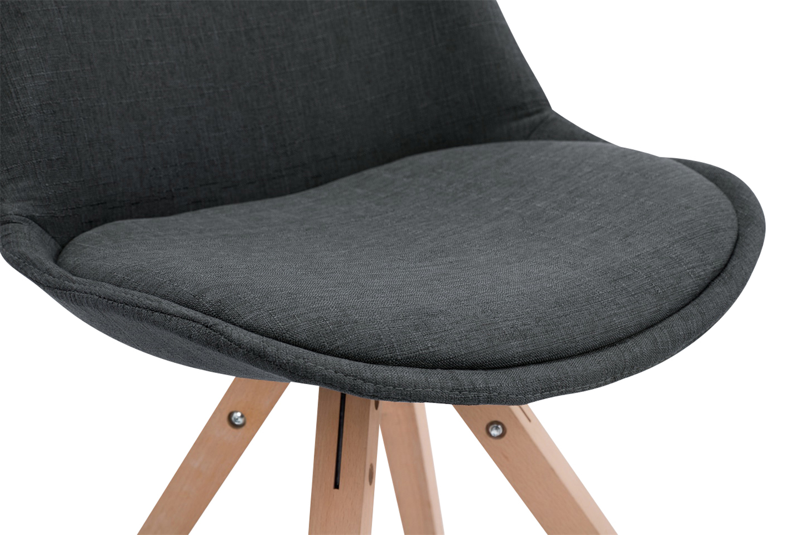 Set med 4 stolar för besökare Toulouse Fabric Square