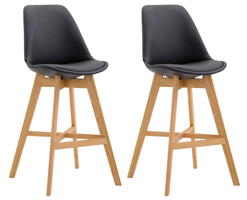Set med 2 barstolar Cannes Imitation Leather