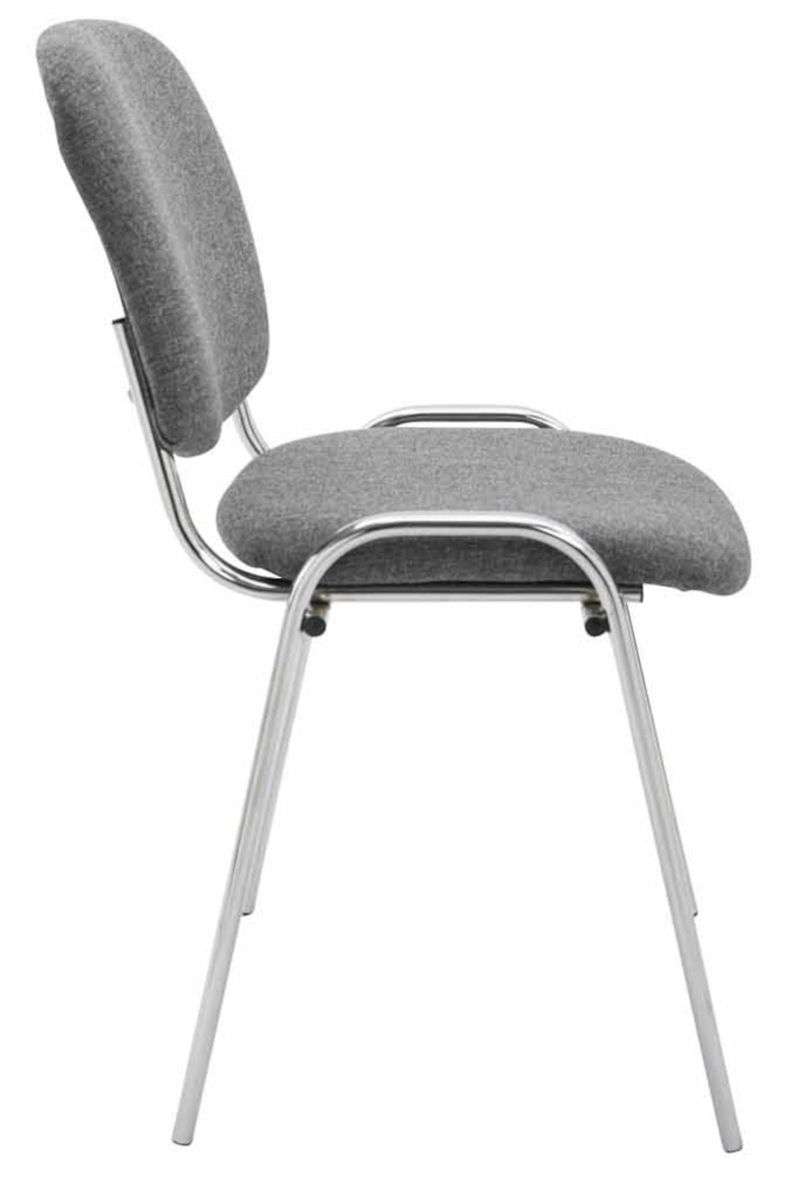 Set med 4 stolar Ken Chrome Fabric