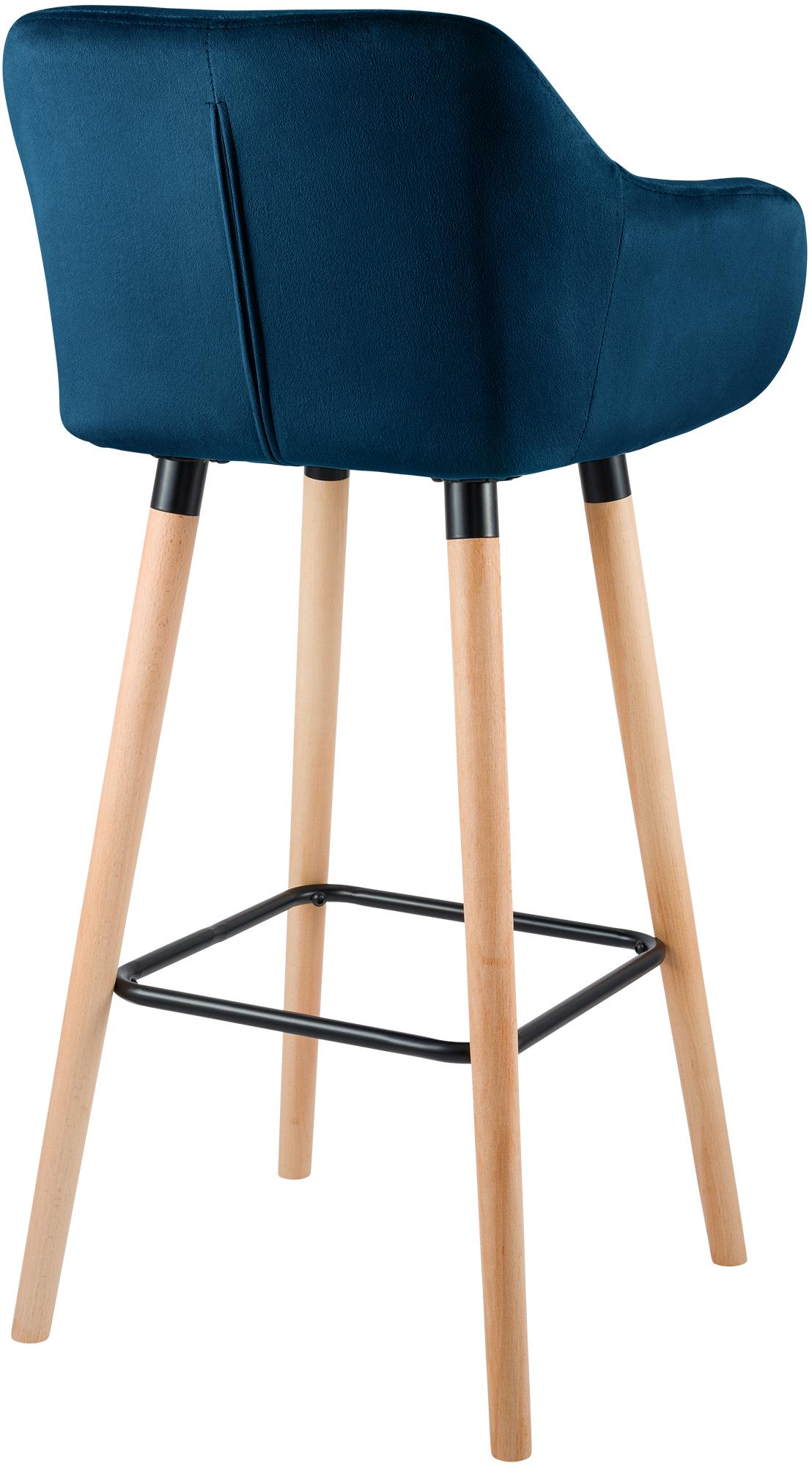 2-pack barstolar Grant sammet